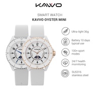 KAVVO Oyster Mini 38mm Bluetooth Smartwatch for Women, 1.1'' Delicate AMOLED Always-On Display, Rota