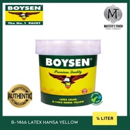 BOYSEN LATEX HANSA YELLOW ¼LITER