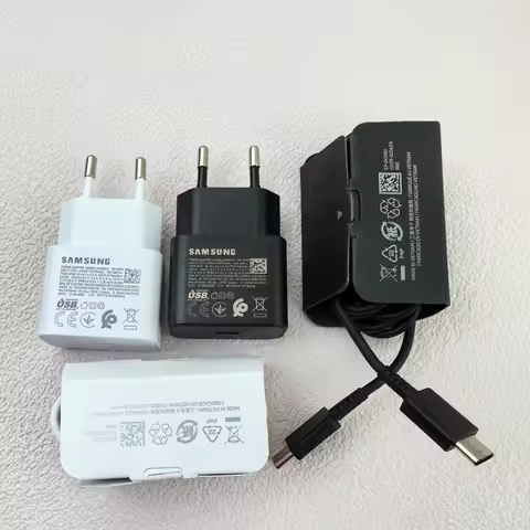 SAMSUNG 25W PD Charger EP-T2510 EU Super Fast Charge For Galaxy S25 F17 M35 A35 A34 A36 A25 A17 S10 
