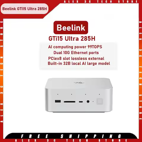 Beelink Gti15 Ultra Core Uitra9 285h Ai Pc Game Design Mini Host External Independent Graphics Local