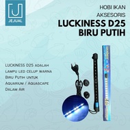 LUCKINESS D25 LED Submersible Light White Aquarium/ Aquarium Water Aquascape