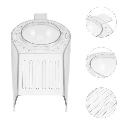Transparent Popcorn Maker Lid Cover Acrylic Replacement for Popcorn Machine Splash Guard Heat Resist