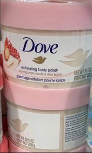 dove去角質身體磨砂膏-紅石榴乳木果 298g