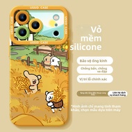 YOUSIDUN | Ốp Lưng Silicone Mềm cho iPhone 17 16 Pro Max 13 12 14 Plus với Chức Năng Chống Sốc và Dâ
