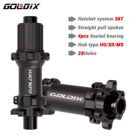 GOLDIX M370 MTB Hub 28H HG/XD/MS BOOST Hub Ratchet 36T 6-Bolt Disc Brake Sealed Bearing 148x12 110x1