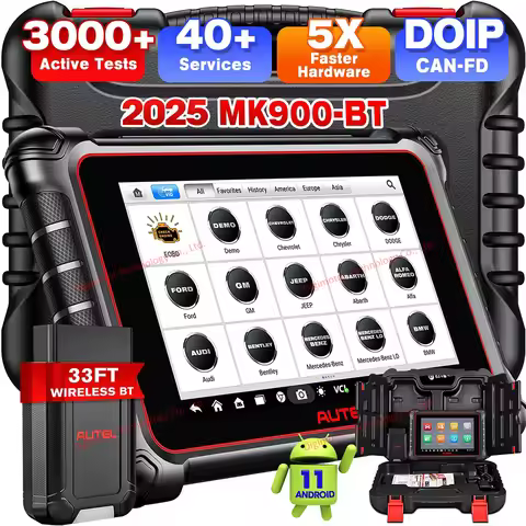 Autel MaxiCOM MK900-BT Code Reader MK900BT Car Diagnostic Tool Bi-Directional scanner Auto Scan 2.0 