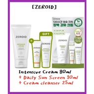 [ZEROID] New Intensive and Soothing  Lotion, Cream and sunscreen set