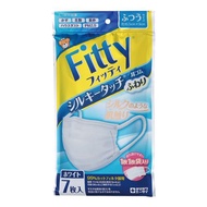 Fitty Silky Touch 柔軟耳帶（獨立包裝）7 件（白色，常規尺寸）