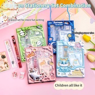 OnePeache 6in1 Stationery Set 3D Cartoon Handheld Stationery Set Children's Learning Gift Box Learni