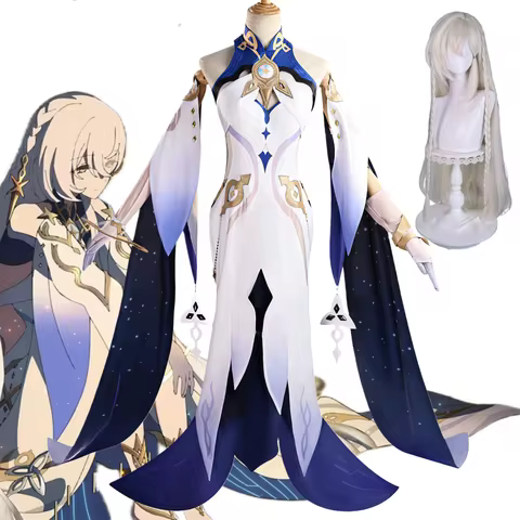 Genshin Impact Istaroth Cosplay Game Costume Wig Anime Istaroth Christmas Halloween Party Clothing