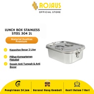 ROJAUS 304 Stainless Steel Lunch Box 2L - HS233