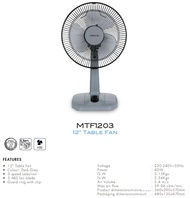 【 PURCHASE + FREE GIFT 】✦【 MISTRAL 】✦ TABLE FAN ✦ STAND FAN ✦ MTF1203 ✦ MTF1603 ✦ MSF1633 ✦ MSF1650R