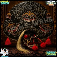 Barongan Telon Vip Size 22 Full Wood Barongan Caplokan Kayu