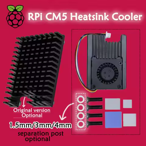 Raspberry Pi CM5 Heatsink Cooler Alumium For Raspberry PI Compute Module 5 Thermally Conductive Sili