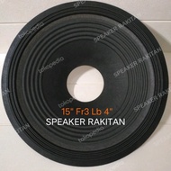 [ IN ] Daun Speaker 15 inch Lubang 4 inch Model Garis