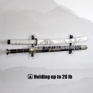 Hot-selling~1 Pair Pack/Set Wall Martial Arts Sword Stand Wall-Mounted Samurai Sword Stand Toy Light