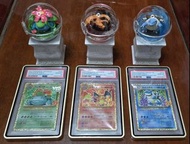🔥 🔥 🔥熱賣中🔥🔥🔥Pokémon 25週年 PSA10 噴火龍  水箭龜  奇異花，初代禦三家