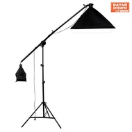 ( ORIGINAL ) TaffSTUDIO Umbrella Softbox Reflector Boom Arm Studio 50x70cm - SH-RGX-01
