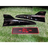 Mercedes Benz W204 W205 AMG Rear bumper side lip diffuser splitter skirt bodykit body kit c43 c63 fi