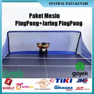 FULLSET MESIN ROBOT PINGPONG JARING PENANGKAP bola tenis meja - BHEVINSTORE