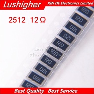 50PCS 2512 SMD 1W 5% 12R 12 Ohm 12OHM 120HM marking: 120 Resistor
