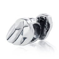 ake ake Eagle Wing Bead บีดส์ประคำเงินแท้ 925 แฮนด์เมดสไตล์ยุคกลาง ลายปีกนกอินทรีเทพซุส ขัดเงาลงดำขั