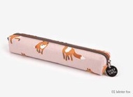 ❤正韓國現貨❤ Dailylike~ Stick Pencase 自然森林 簡約隨身筆袋化妝包刷具袋~ 狐狸