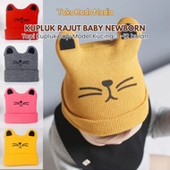 Baby Newborn Knitted Beanie Cat Beanie Hat