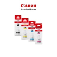 Canon GI-76 INK (Pigment Black/Cyan/Magenta/Yellow) GI76 Toner Ink Bottles for Canon PIXMA GX6070 GX