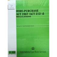 HIRE-PURCHASE ACT 1967 (ACT 212) & REGULATIONS (AS AT 1ST SEPTEMBER 2024)