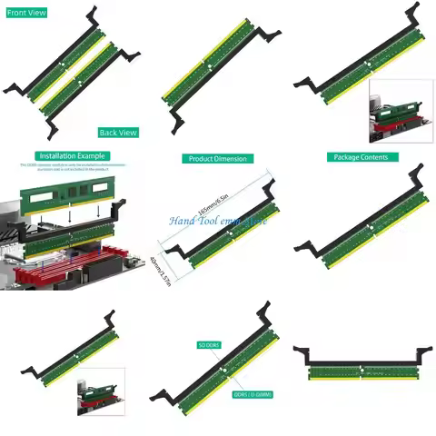 H37F DDR5 UDIMM 288Pin Desktop PC Memory Test Protections Card Slot Adapters for PC Computer