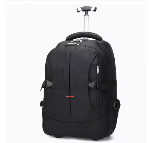 Men Laptop Wheeled Backpack Bag Rolling Backpack Travel Trolley Luggage Bag 22 Inch 19 Inch Carry On