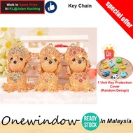 ✿READY STOCK✿In Malaysia Crystal Poodle Keychain