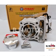 TOBAKI RACING BLOCK CERAMIC BLOCK FULL SET Y15ZR LC135 (62MM/63MM/65MM/70MM/72MM) SUPERHEAD FORGED P