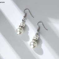 Iu Women Pearl Crystal Pearl Necklace Charming Wedding Earrings Set 75 Gift