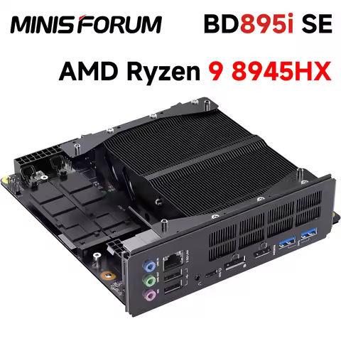 MINISFORUM BD895i SE Mini-ITX Motherboard AMD Ryzen 9 8945HX(16C/32T) 2*DDR5 5200 PCIe5.0 x16 RJ45 2