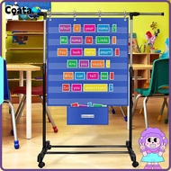 COATA Classroom Pocket Chart, Educational Durable Standards Pocket Chart, Large Class Schedule Chart