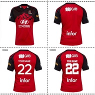 23 Newest 2022 Crusaders Super Rugby Home Jersey 2022/2023 Crusaders Home/Away Rugby Jersey TRAINING JERSEY Size S--5XL