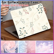 Laptop Protective case Compatible for 2020 2021 2022 12.4 inch Microsoft Surface Laptop Go Cover Go 1 2 Protective Hard Shell Case with Keyboard Cover IDIK