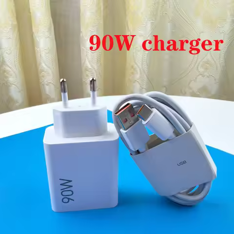 For Xiaomi 90W Fast Charger EU Turbo Charge For Mi 15S 15 17 Ultra Poco X7 F7 K80 Pro Redmi Note 15 