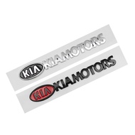 ABS 3D Car Letter Rear Emblem Sticker Trunk Tail Badge for KIA KX1 Forte R K5 Sportage Cerato RIO So