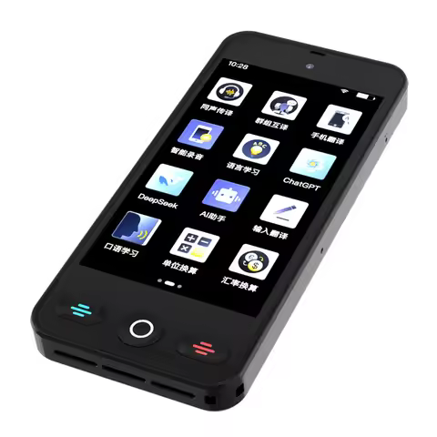 Portable Smart Translator S10 Pro Large Screen Real-time Online Languages Translation ChatGPT Voice