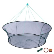 Tôm Hùm Lưới Đánh Cá Lưới đánh cá với dày dây thừng xách tay có thể gập lại Câu cá lưới đánh cá bẫy