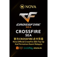Nova Official CrossFire SEA Top Up | Kad Permainan Rasmi Malaysia | ShopeePayLater GrabPayLater Atom