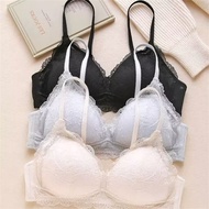Size 32-38AB Soft Lace Wireless Push-Up Bra - Women's Underwear Lingerie