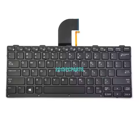 A+New for Dell Latitude 5204 5404 5414 5420 5424 5430 Rugged Keyboard Backlit US