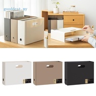 GOOD File Box Desktop Organizer Document Organizer Box File Storage Box for Office