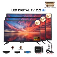 Digital TV 19 22 24 32 Inch FHD LED TV DVB-T2 32 Inch Analog TV Built-in MYTV Murah TV