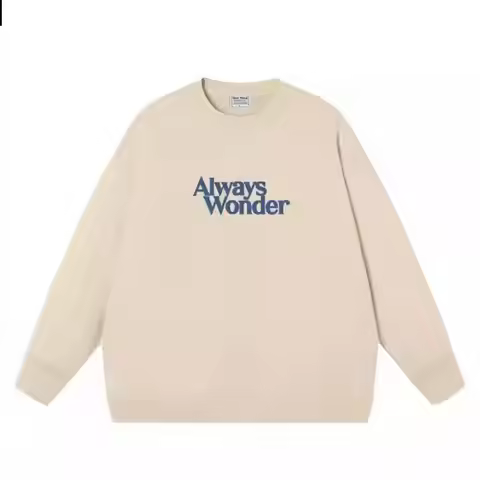 NEW ONLY YOU Lingorm Ling Ling Kwong Same Loose Fleece Hoodie for Women Always Wonder Top