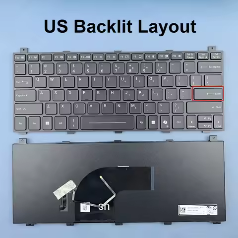 US Backlit Keyboard For Getac S510 G1 15.6" Rugged Getac P/N:5310GA890001 SNGC01B00